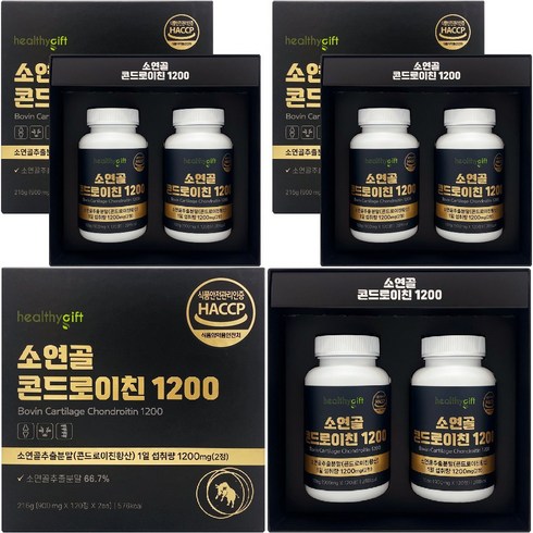 소연골 콘드로이친 1200 알파플러스 12개월3개월 - 소연골 콘드로이친 1200 식약처 HACCP 인증 보스웰리아 우슬 추출분말 함유 대용량 120정 부모님 선물, 6개
