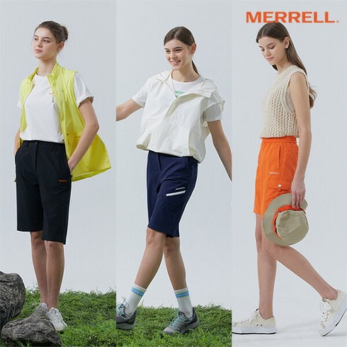 24SS 에센셜 우븐반바지 여성 3종 - [머렐(MERRELL)] O 머렐 24SS 여성 썸머 반바지 3종