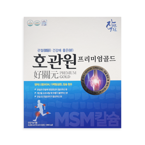 호관원 호관절 프리미엄 골드 MSM, 70ml, 60개