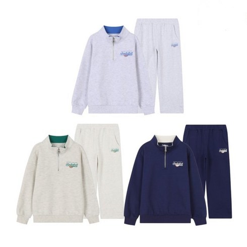 NBA키즈 24년 NBA 클래식 반집업 맨투맨 K241TSTP070P_3