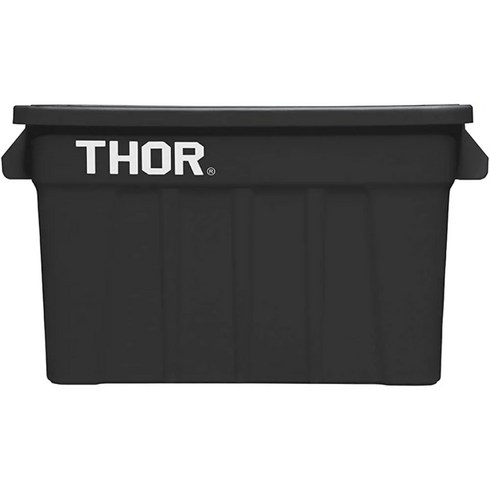 2023년 가성비 최고 토르박스igt - 토르 75L 정리함 THOR 토트 리빙박스 컨테이너 수납함, 블랙, 1개
