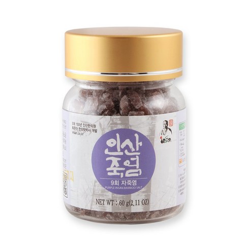 인산죽염 9회 자죽염 60g, 고체, 1개