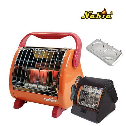 2023년 가성비 최고 sgh-220 - 나비아 가스히터 휴대용 난로 SGH-220 가방 열판 포함