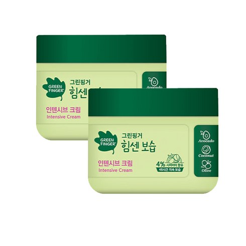 [그린핑거] 힘센보습 인텐시브 크림 300ml X 2개, 그린핑거기획세트