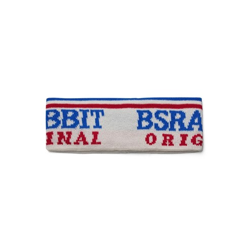 비에스래빗 2324 BSRABBIT LOGO OLD SCHOOL HEADBAND WHITE 스노우보드 스포츠 헤어 밴드, FREE, 1개