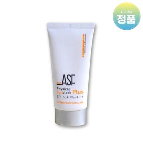 [정품] ASF선크림 theasf선크림 asf선크림 ASF피지컬선블럭플러스 무기자차선크림 SPF50+ PA++++, 1개, 60g