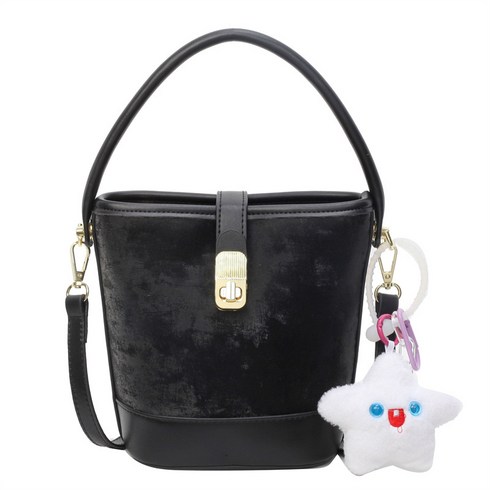 ANYOU 부드러운 버킷백 여성 숄더백 핸드백