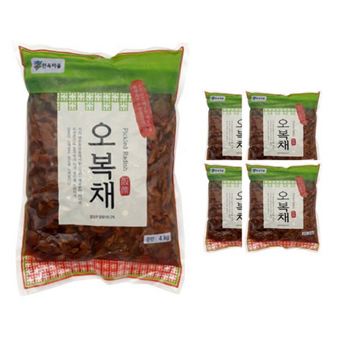 오복채 - 옛 한옥마을 오복채 4kg, 4개