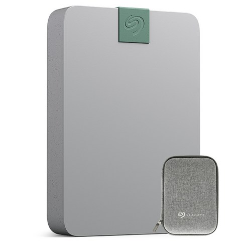 씨게이트 Ultra Touch USB-C 데이터복구 외장하드 STMA4000400, 페블 그레이, 5TB