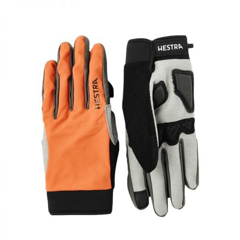 2023년 가성비 최고 헤스트라바이크가드롱장갑 - 헤스트라 HESTRA 바이크 가드 롱 오렌지 3001390 510- 자전거 반장갑 장갑