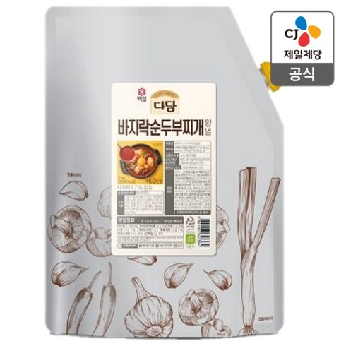 다담 순두부찌개양념, 2kg, 1개