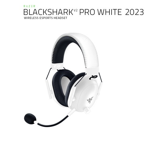 블랙샤크v2pro - 레이저코리아 블랙샤크 V2 PRO 화이트 2023 에디션 게이밍 무선헤드셋, RZ04-04530200-R3M1(화이트)