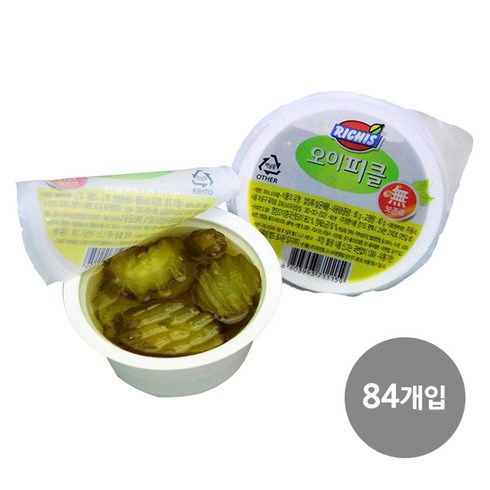 리치스 일회용 오이피클 80g 84개입