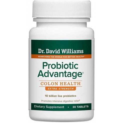 davidwilliams - DavidWilliams박사의 생균제 장점 Colon건강 추가 강도 보완 약 소화 지원을 위한 30개의 태블릿(30일, 1, 1개, 30정