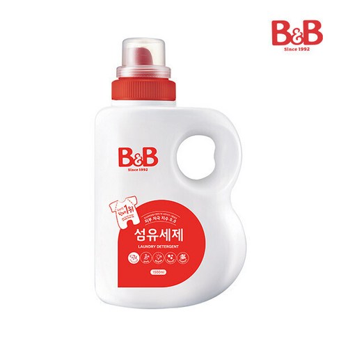 비앤비 섬유세제 본품, 1500ml, 2개