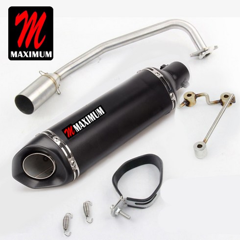 pcx125 머플러 풀배기 맥시멈 정품, 38cm리얼카본, 1개