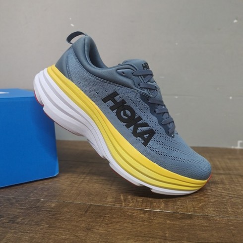 HOKA ONE ONE 남성 조깅 아웃도어 키높이 쿠션 통기 미끄럼 방지