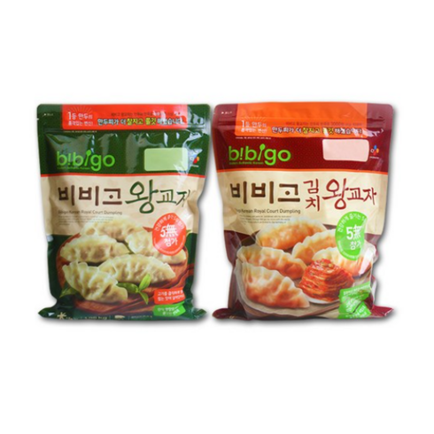 CJ 비비고 왕교자만두1050g+김치왕교자1050g, 1세트, 1050g