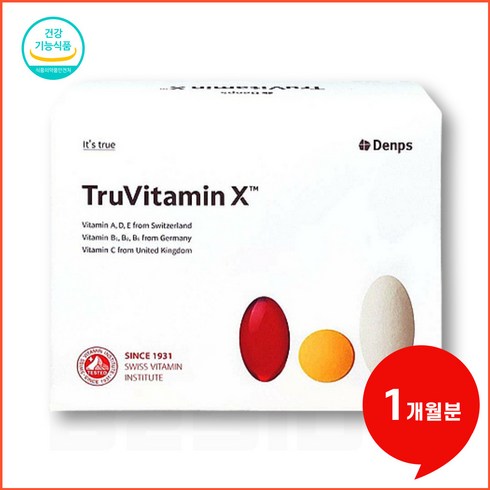 덴프스 트루바이타민 X 시즌2 고함량 비타민B군 1540mg, 1박스, 30개입