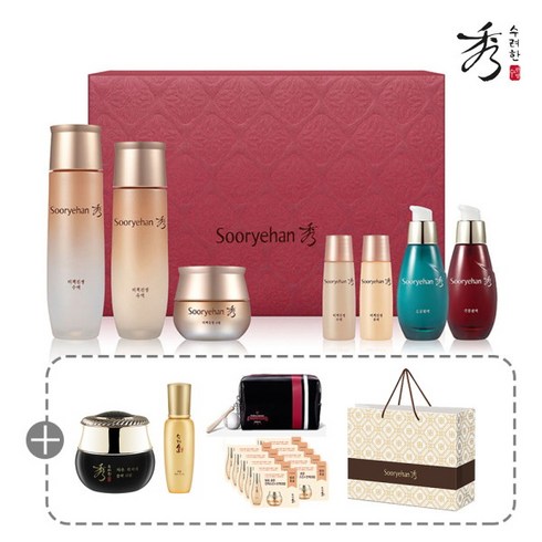 [수려한(화장품)] [롯데단독] 수려한 비책진생 특별기획세트 (크림 30ML+미스트 100, 상세 설명 참조