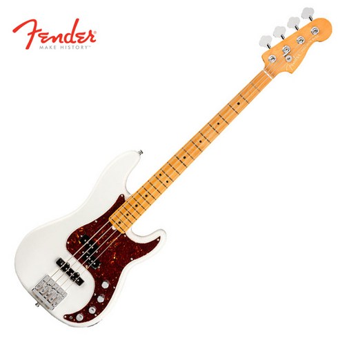 펜더 프리시전 베이스 Fender USA American Ultra Precision Bass Arctic Pearl 019-9012-781, 단품