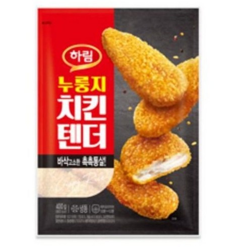 하림 누룽지 순살치킨 400gX6봉 - 하림 누룽지 치킨텐더, 10개, 400g