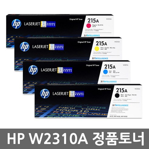 HP 정품토너 W2310A 레이저젯 MFP M183FW M155A M155NW M182N, W2310A 검정/정품, 1개