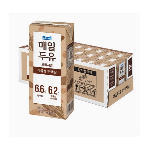 매일유업 매일두유 오리지널 190㎖, 190ml, 24개