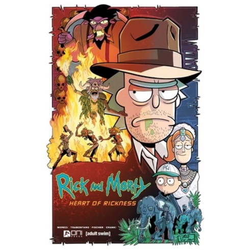 (영문도서) Rick and Morty: Heart of Rickness Paperback, Oni Press, English, 9781637152850