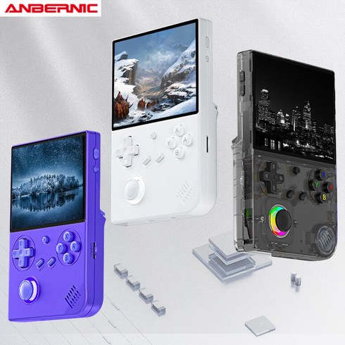 rg40xx - [cy] 앤버닉 ANBERNIC RG 40XXV 휴대용 게임기 세로형 Linux시스템 4인치 IPS스크린 RGB램프 3200mah LPDDR 한국어지원OK 시즌신상, 화이트, 64G표준버전(5000+게임)