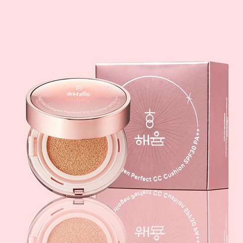 해윰 EGF 콜라겐 퍼펙트 CC쿠션 (미백기능성/주름개선기능성/자외선차단), 15g, 1개