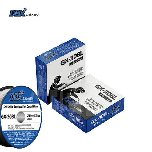 디빅스웰딩 논가스 스텐용접봉 플럭스 코어드 와이어 GX-308L 1KG 0.9mm, 1개