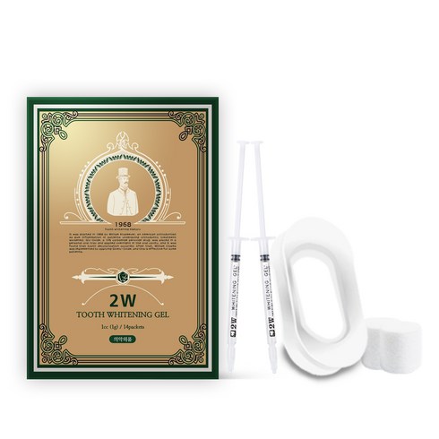 투스노트 화이트닝 겔 + 개구기 + 케이스, 1g, 14개