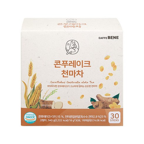 카페베네 콘푸레이크 천마차, 18g, 30개, 999