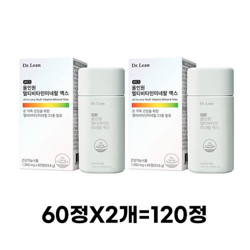 닥터린 올인원 멀티비타민미네랄 맥스 60p, 1개, 120정