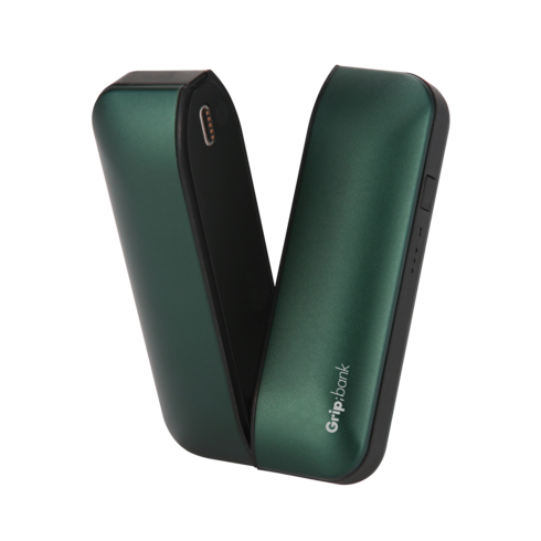 2023년 가성비 최고 힉스코리아손난로 - 힉스코리아 충전식 휴대용 손난로 F2-W6000S 듀얼 핫스틱, 다크그린