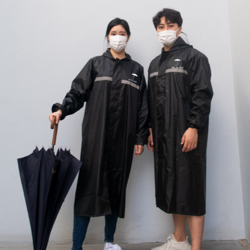 셀인몬 남성 여성 우비 레인코트 우의 비옷
