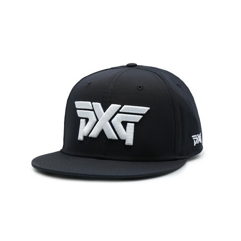 PXG 플랫 볼캡 블랙 22PXG000011-BLK, OS