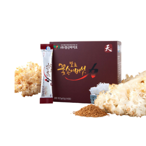 꽃송이버섯 효소 발효현미버섯 천 스틱형 90포, 405g, 1개