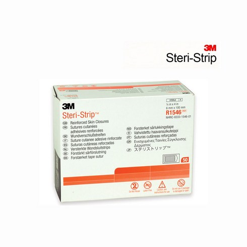 3M 스테리스트립 50매 R1546 6X100mm 피부봉합테이프 SteriStrip, Option