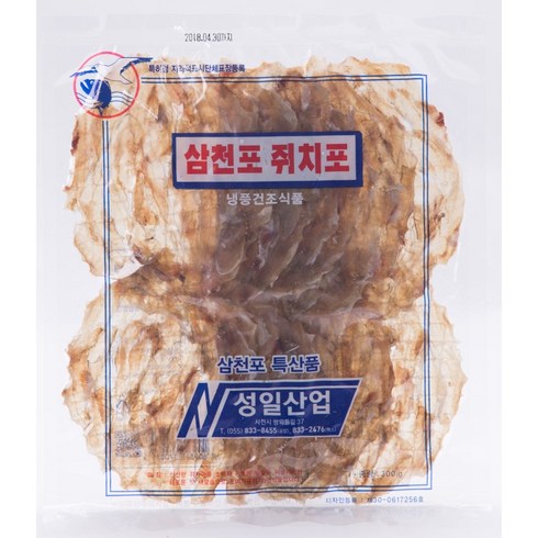 성일산업 삼천포 쥐치포 쥐포 250g, 1개