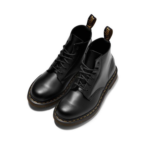 (국내매장판/AS가능) DR.MARTENS 닥터마틴 101 6홀 스티치 부츠 블랙 / 26230001