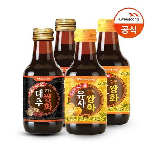 대추쌍화 150ml 20개 유자쌍화 150ml 20개, 1세트, 1개, 40개