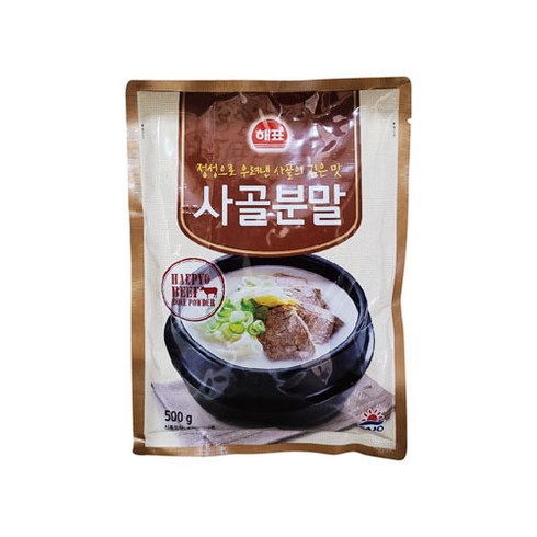 사골가루 - 해표 사골분말, 500g, 1개