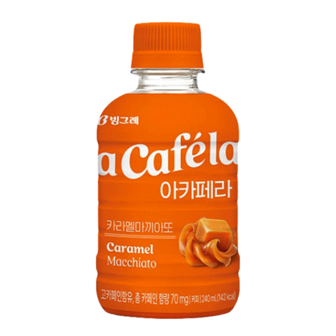 빙그레아카페라 - 빙그레 아카페라 카라멜마끼아또 240ml x 40입, 40개