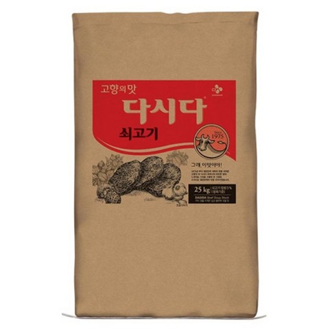 쇠고기다시다25 - 백설 쇠고기 다시다25kg 1개, 25kg