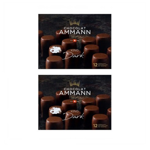 anthonbergliquorchocolate - Chocolat Ammann King Dark Chocolate 쇼콜라 암만 킹 다크 초콜릿 12개입 2팩, 2개