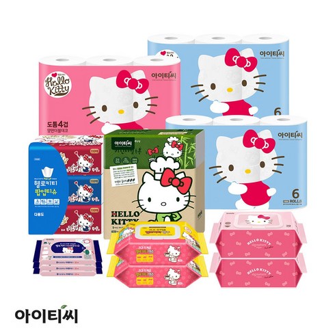 아이티씨 헬로키티 화장지 실속 기프트세트 집들이선물, 단품, 단품