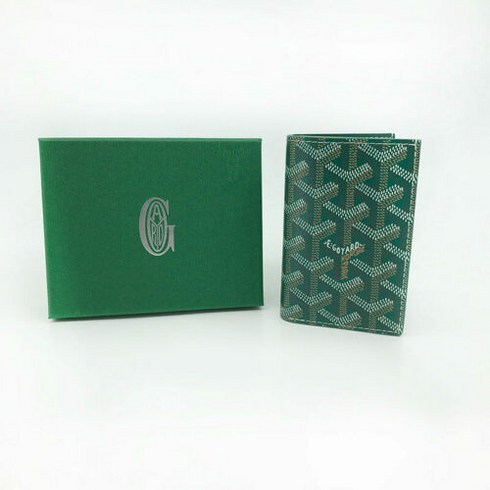 고야드 명품GOYARD 생피에르 카드 지폐 지갑 PORTECARTES ST PIERRE 2 그린