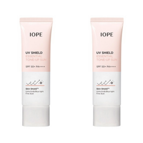 아이오페 UV쉴드 에센셜 톤업 선 SPF 50+ PA++++ 50ml (2개), 2개